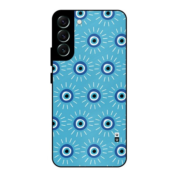 Evil Eves Away Metal Back Case for Galaxy S22 Plus 5G