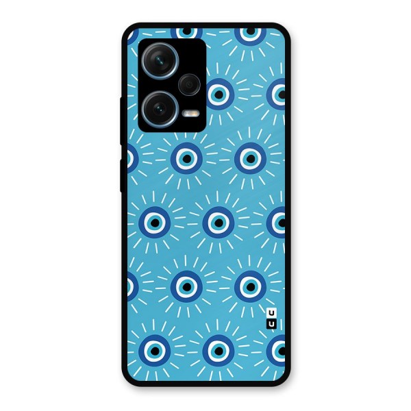 Evil Eves Away Metal Back Case for Redmi Note 12 Pro Plus 5G