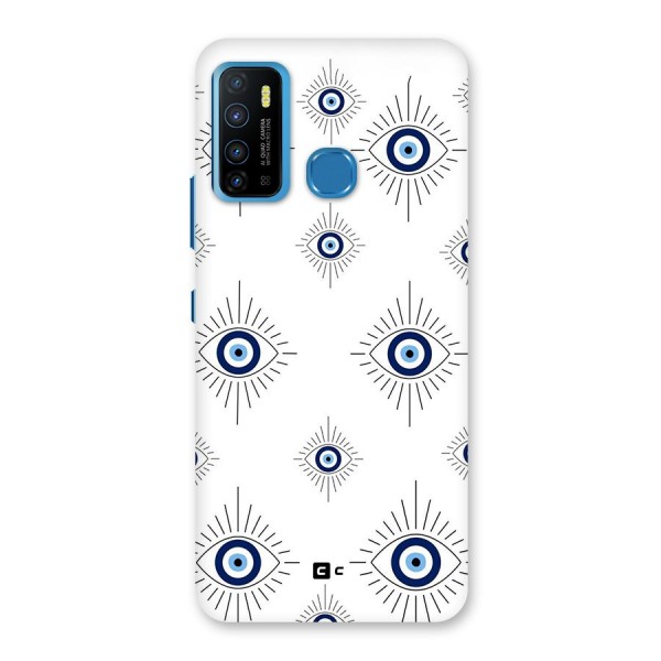 Evil Eye Wall Back Case for Infinix Hot 9