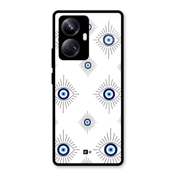 Evil Eye Wall Glass Back Case for Realme 10 Pro Plus