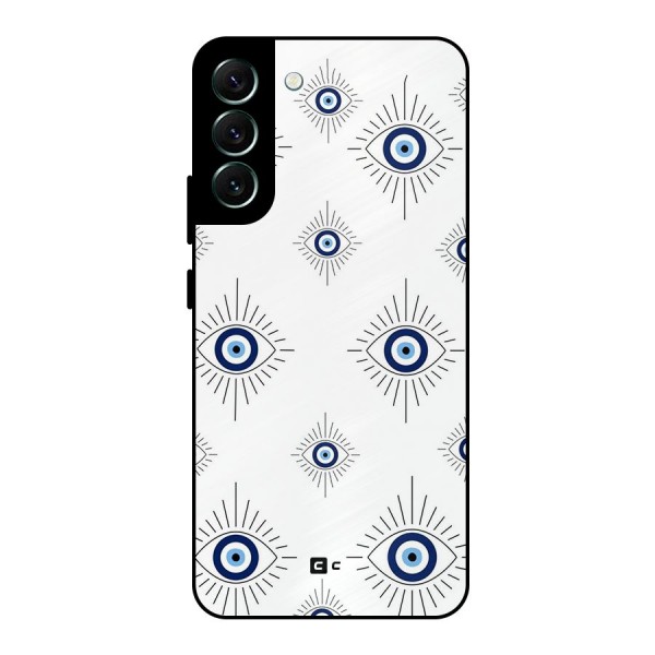 Evil Eye Wall Metal Back Case for Galaxy S22 Plus 5G