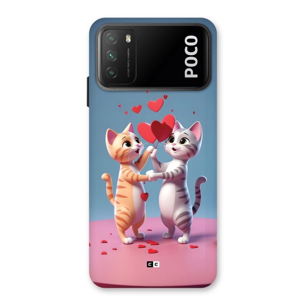 Exchanging Hearts Back Case for Poco M3