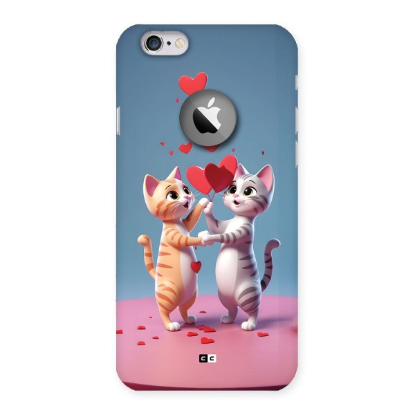 Exchanging Hearts Back Case for iPhone 6 Logo Cut