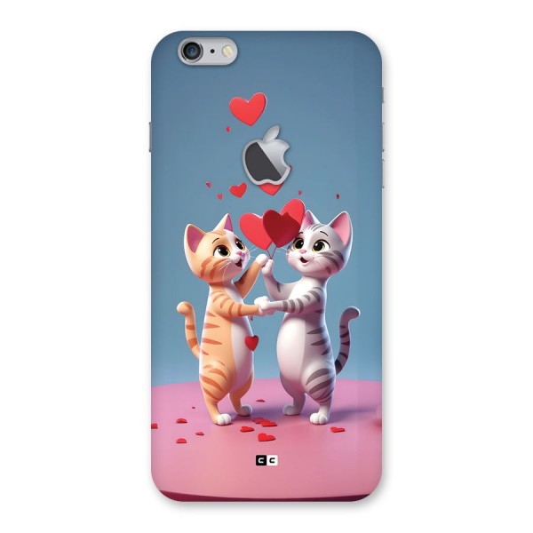 Exchanging Hearts Back Case for iPhone 6 Plus 6S Plus Logo Cut
