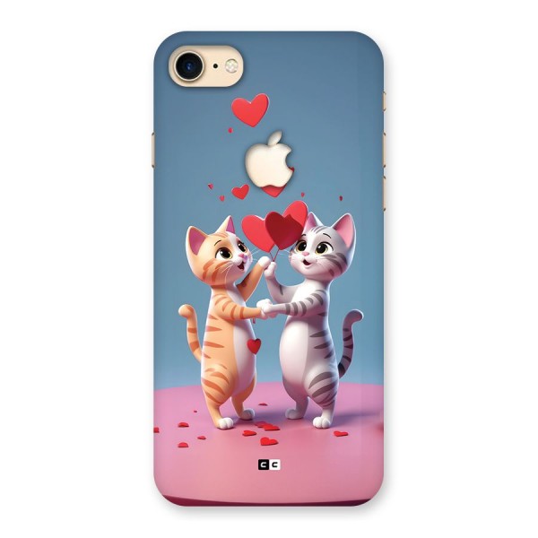 Exchanging Hearts Back Case for iPhone 7 Apple Cut