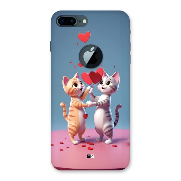 Exchanging Hearts Back Case for iPhone 7 Plus Logo Cut