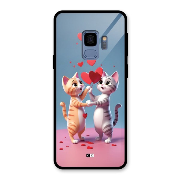 Exchanging Hearts Glass Back Case for Galaxy S9