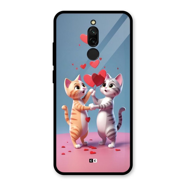 Exchanging Hearts Glass Back Case for Redmi 8