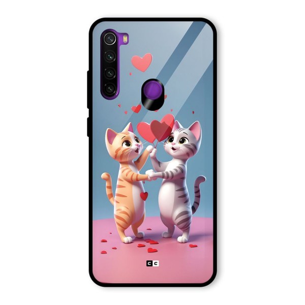Exchanging Hearts Glass Back Case for Redmi Note 8
