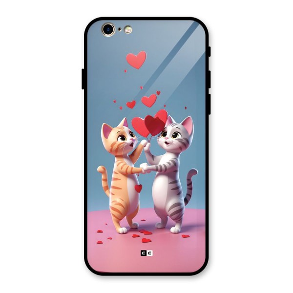 Exchanging Hearts Glass Back Case for iPhone 6 6S