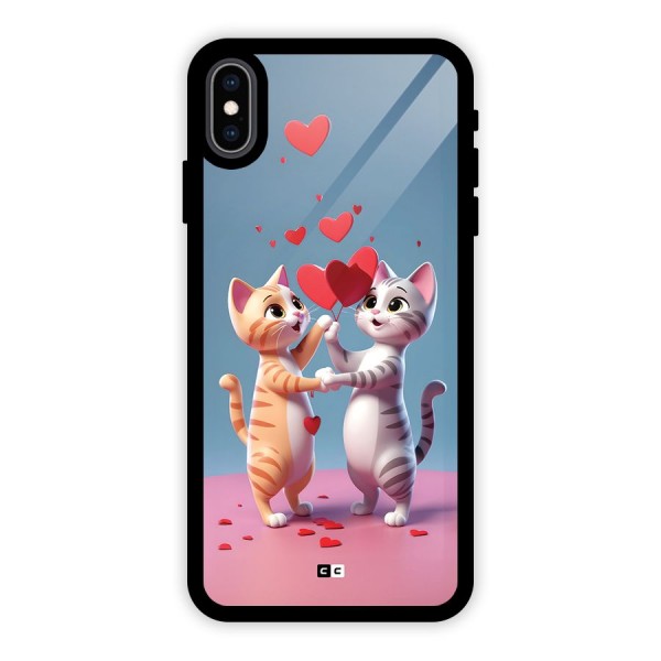 Exchanging Hearts Glass Back Case for iPhone XS Max