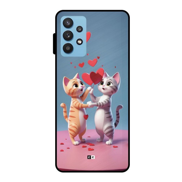Exchanging Hearts Metal Back Case for Galaxy M32 5G