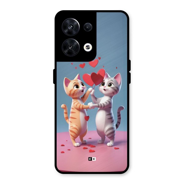 Exchanging Hearts Metal Back Case for Oppo Reno8 5G