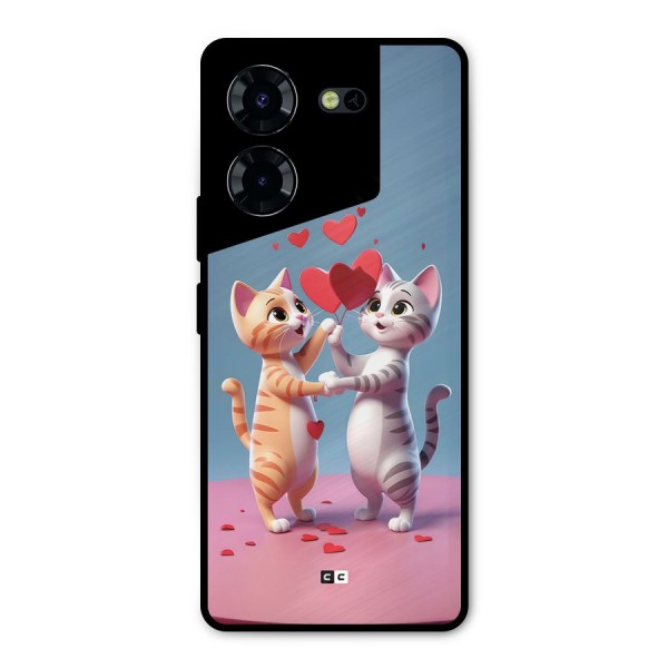 Exchanging Hearts Metal Back Case for Tecno Pova 5 Pro 5G