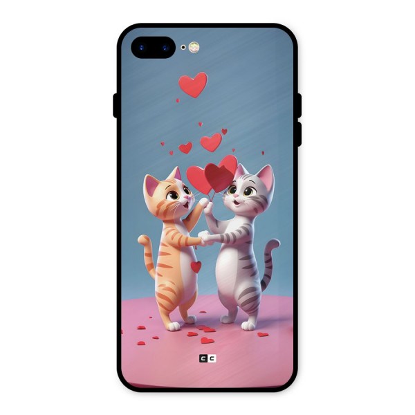 Exchanging Hearts Metal Back Case for iPhone 8 Plus