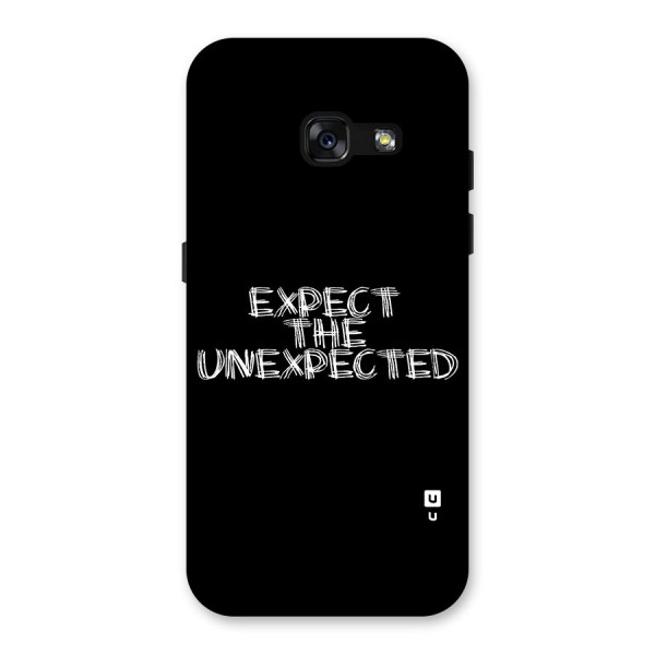 Expect The Unexpected Back Case for Galaxy A3 (2017)