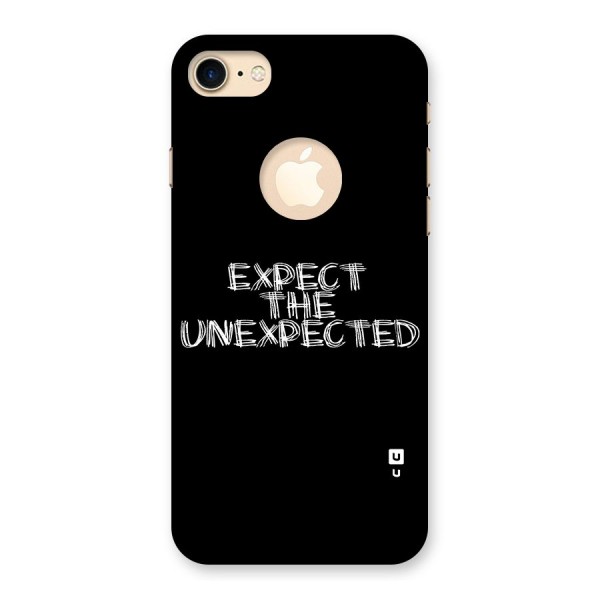 Expect The Unexpected Back Case for iPhone 7 Logo Cut