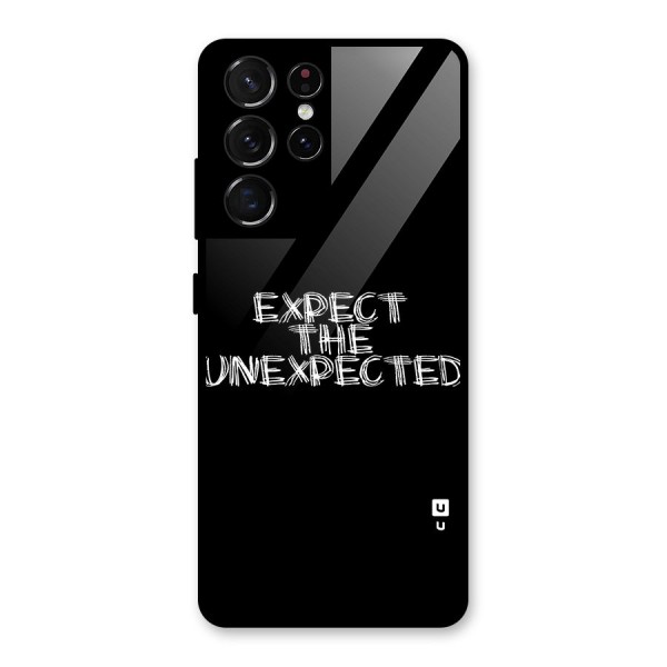 Expect The Unexpected Glass Back Case for Galaxy S21 Ultra 5G