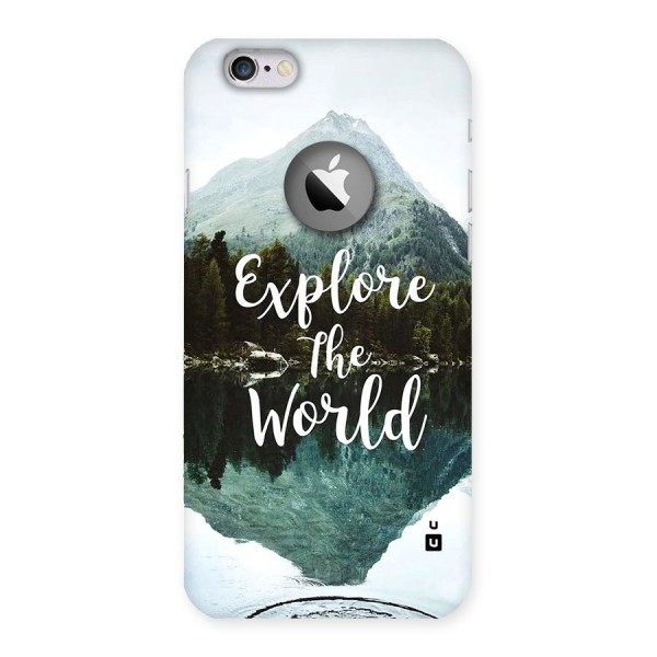 Explore The World Back Case for iPhone 6 Logo Cut