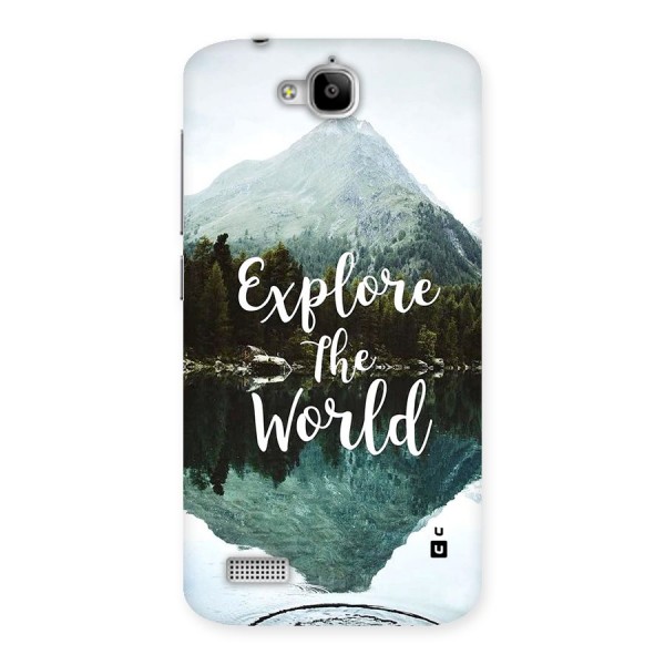 Explore The World Back Case for Honor Holly