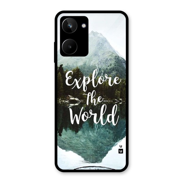 Explore The World Glass Back Case for Realme 10