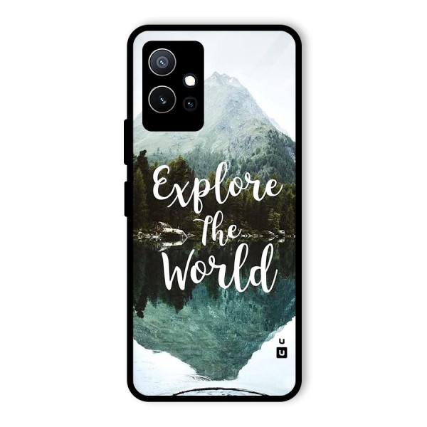Explore The World Glass Back Case for Vivo iQOO Z6