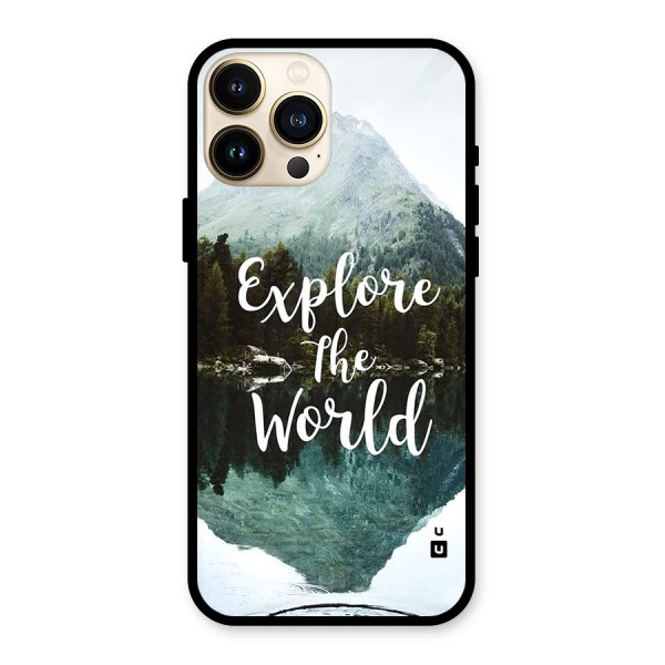 Explore The World Glass Back Case for iPhone 13 Pro Max