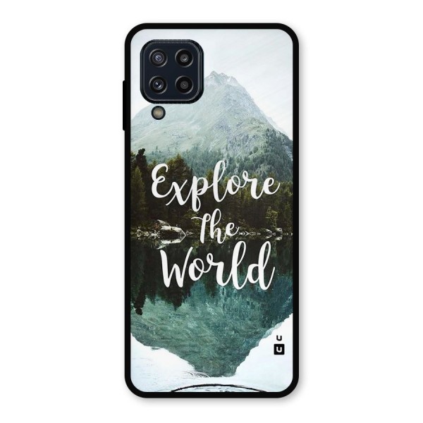 Explore The World Metal Back Case for Galaxy M32