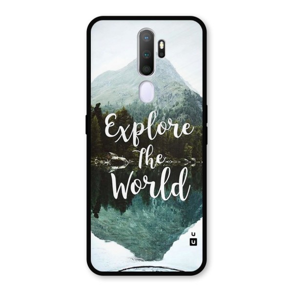Explore The World Metal Back Case for Oppo A9 (2020)