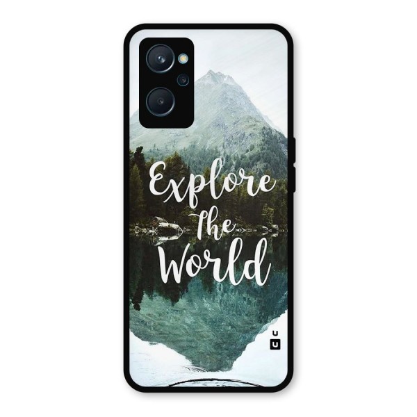 Explore The World Metal Back Case for Realme 9i