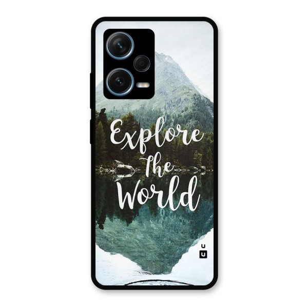 Explore The World Metal Back Case for Redmi Note 12 Pro Plus 5G
