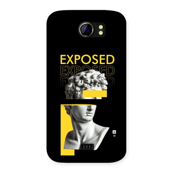 Exposed Sculpture Back Case for Canvas 2 A110