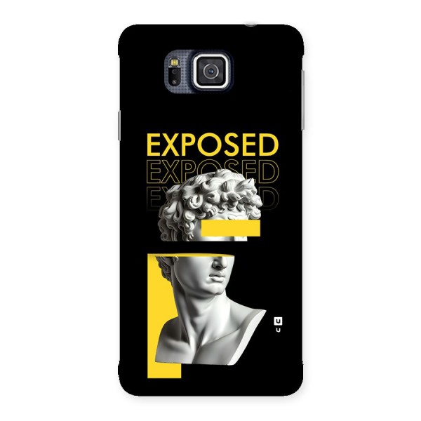 Exposed Sculpture Back Case for Galaxy Alpha