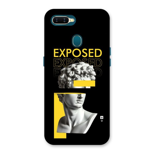 Exposed Sculpture Back Case for Oppo A12s