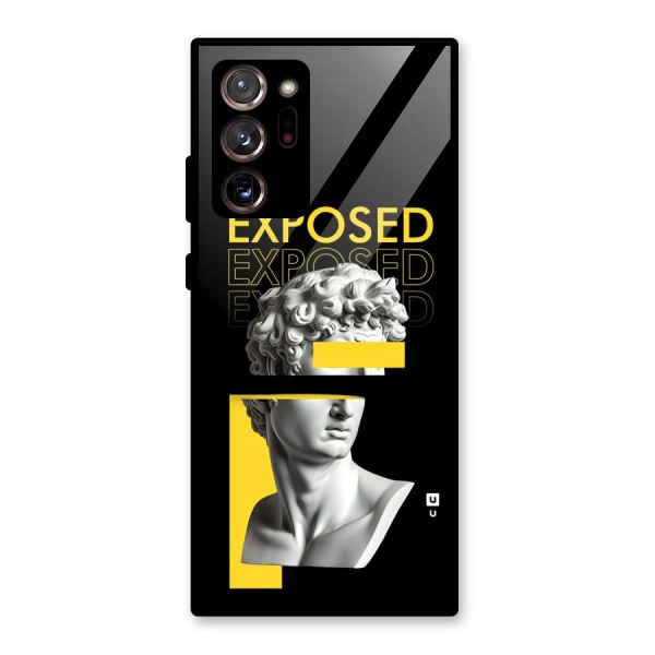Exposed Sculpture Glass Back Case for Galaxy Note 20 Ultra 5G