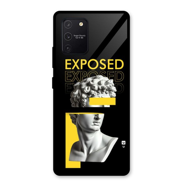 Exposed Sculpture Glass Back Case for Galaxy S10 Lite