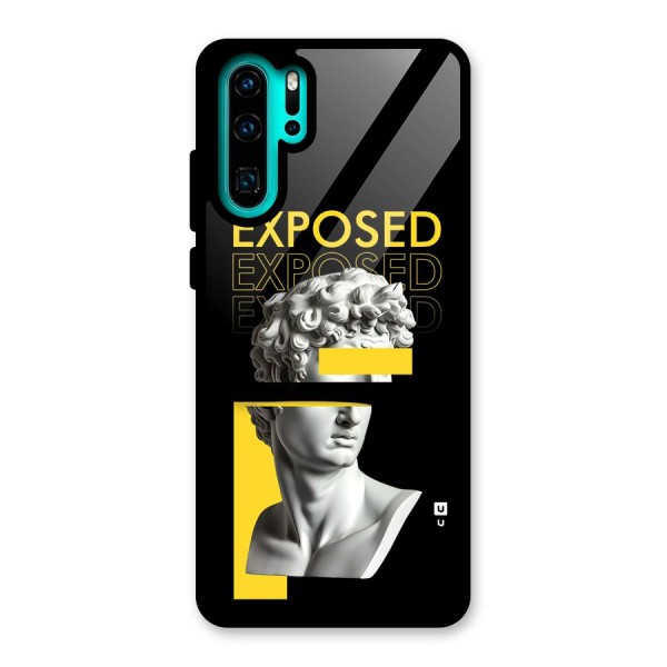 Exposed Sculpture Glass Back Case for Huawei P30 Pro