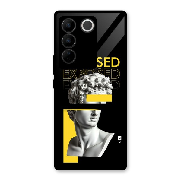 Exposed Sculpture Glass Back Case for Vivo V27