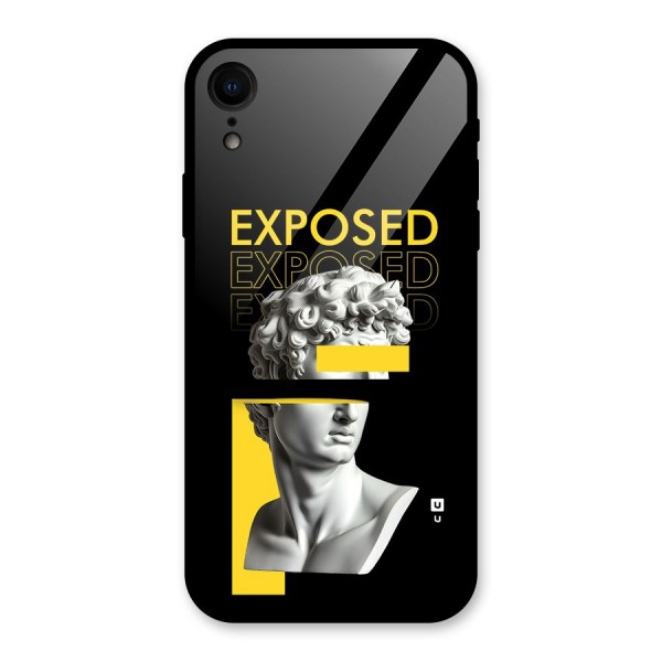 Exposed Sculpture Glass Back Case for iPhone XR