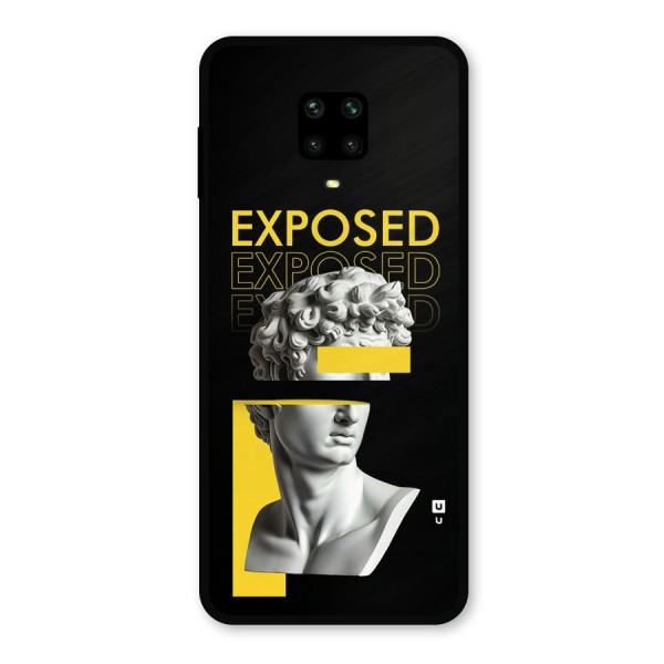 Exposed Sculpture Metal Back Case for Redmi Note 9 Pro Max