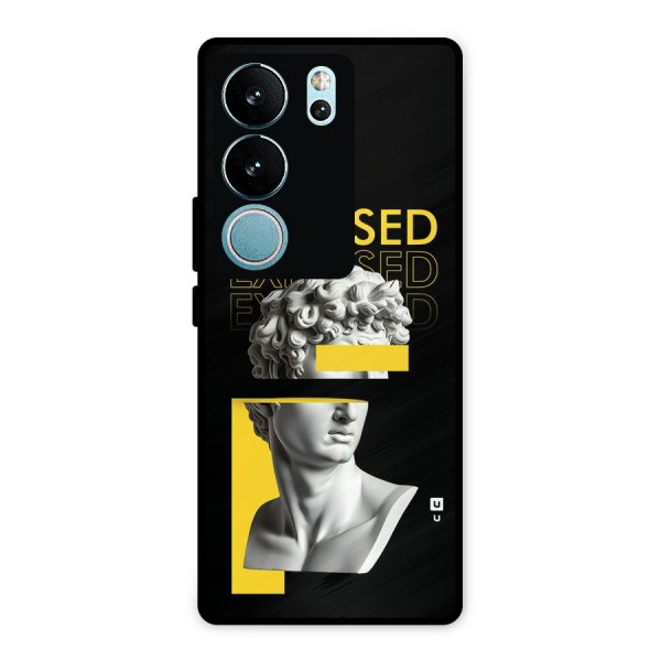Exposed Sculpture Metal Back Case for Vivo V29