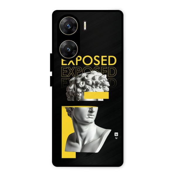Exposed Sculpture Metal Back Case for Vivo V29e