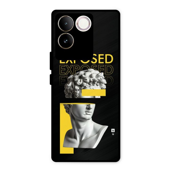 Exposed Sculpture Metal Back Case for iQOO Z7 Pro