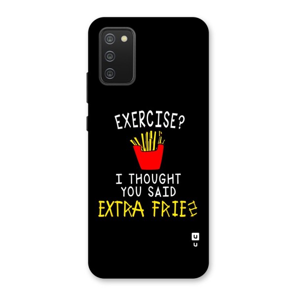 Extra Fries Back Case for Galaxy M02s