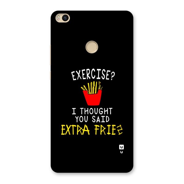 Extra Fries Back Case for Mi Max 2