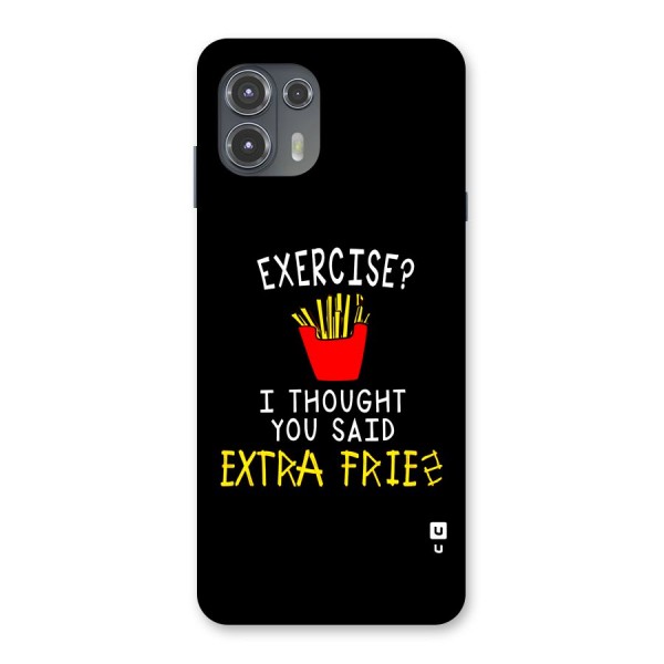 Extra Fries Back Case for Motorola Edge 20 Fusion