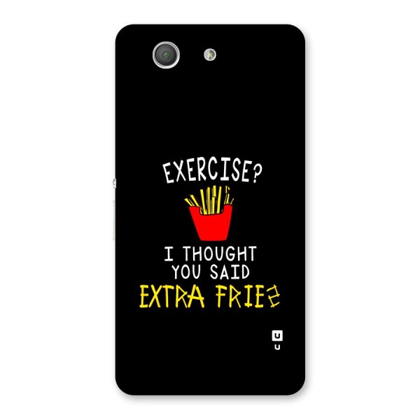 Extra Fries Back Case for Xperia Z3 Compact