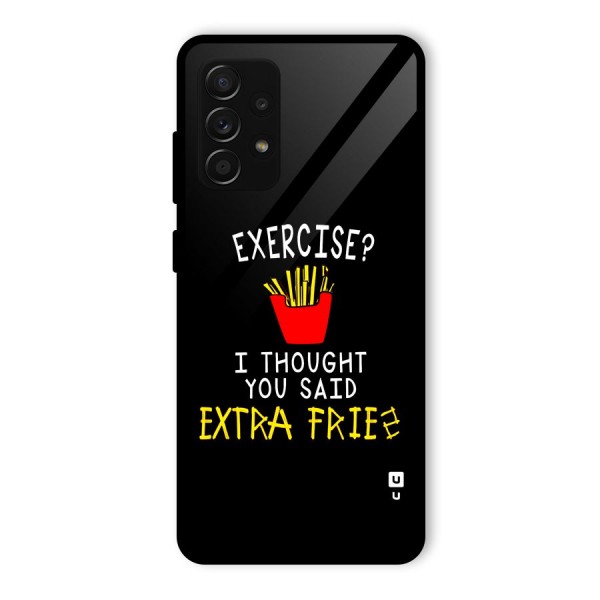 Extra Fries Glass Back Case for Galaxy A53 5G