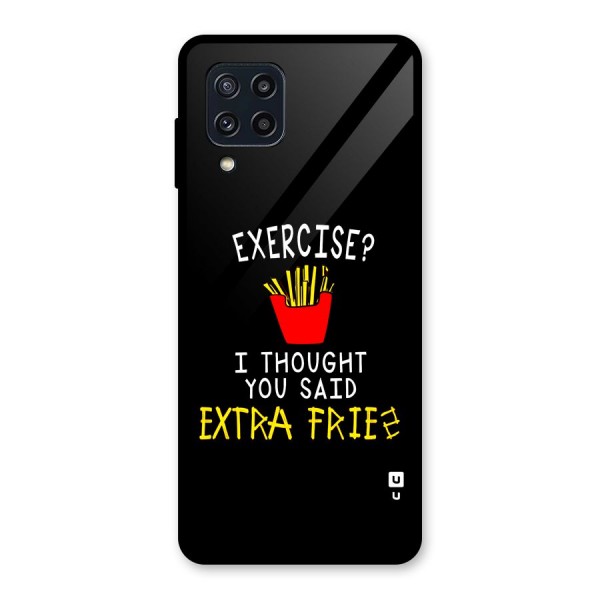 Extra Fries Glass Back Case for Galaxy M32