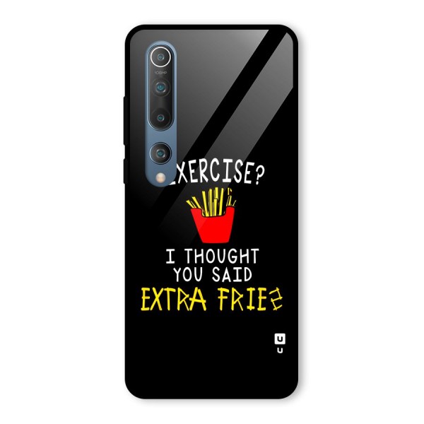 Extra Fries Glass Back Case for Mi 10